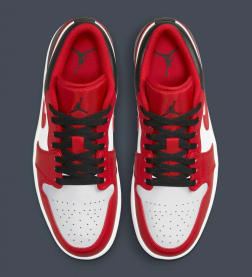 Air Jordan 1 Low Reverse Black Toe Foto 4