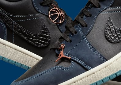 Air Jordan 1 Low SE Black Midnight Navy Foto 1