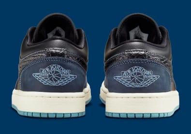 Air Jordan 1 Low SE Black Midnight Navy Foto 6