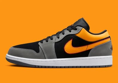 Air Jordan 1 Low SE Black Vivid Orange Foto 3