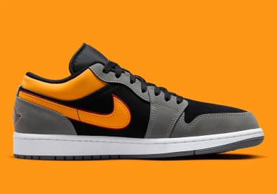 Air Jordan 1 Low SE Black Vivid Orange Foto 4