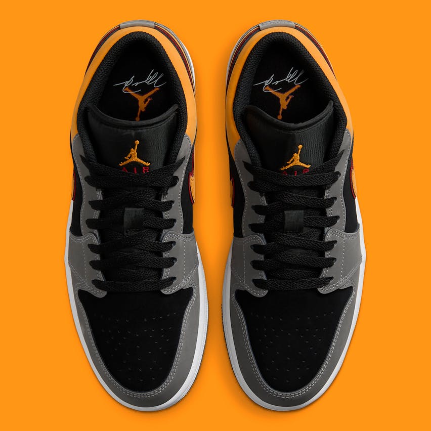 Air Jordan 1 Low SE Black Vivid Orange Foto 7