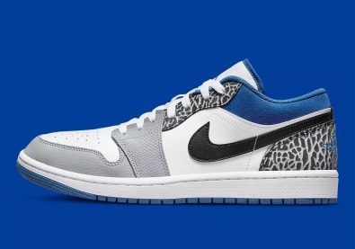 Air Jordan 1 Low True Blue Foto 2