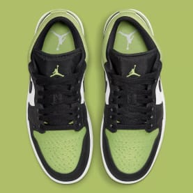 Air Jordan 1 Low Vivid Green Snakeskin Foto 5