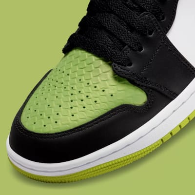 Air Jordan 1 Low Vivid Green Snakeskin Foto 8