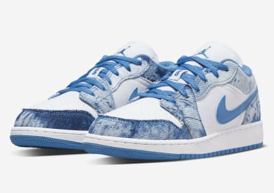 Air Jordan 1 Low Washed Denim Foto 1