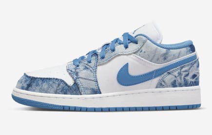 Air Jordan 1 Low Washed Denim Foto 3