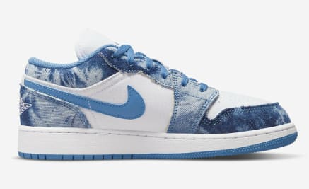 Air Jordan 1 Low Washed Denim Foto 4