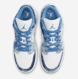 Air Jordan 1 Low Washed Denim Foto 5