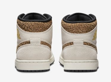 Air Jordan 1 Mid Brown Elephant Foto 5