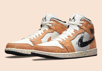 Air Jordan 1 Mid Brushstroke Foto 1