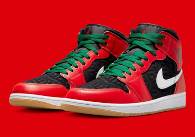 Air Jordan 1 Mid Christmas Foto 1