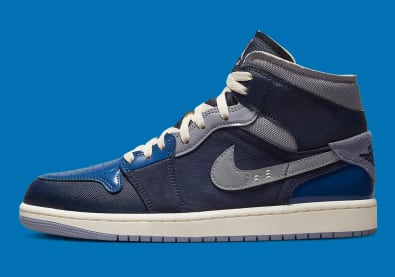 Air Jordan 1 Mid Craft Obsidian Foto 2