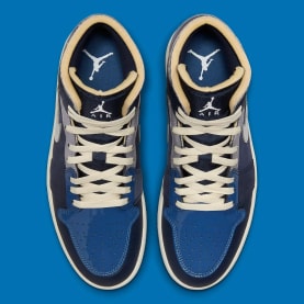 Air Jordan 1 Mid Craft Obsidian Foto 4