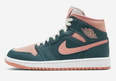 Air Jordan 1 Mid Dark Teal Green Foto 2