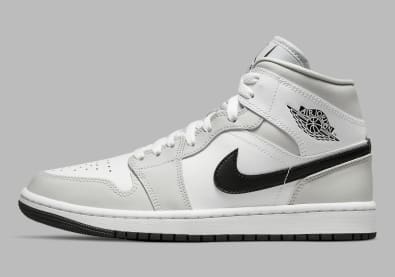 Air Jordan 1 Mid Grey Fog Foto 1