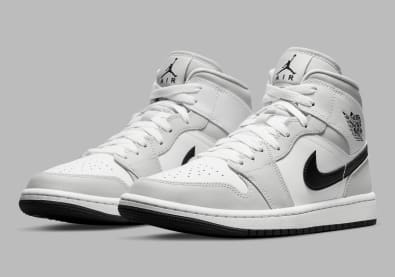 Air Jordan 1 Mid Grey Fog Foto 2