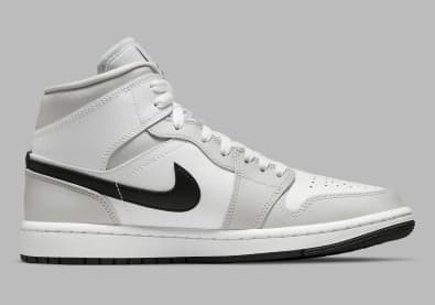 Air Jordan 1 Mid Grey Fog Foto 3