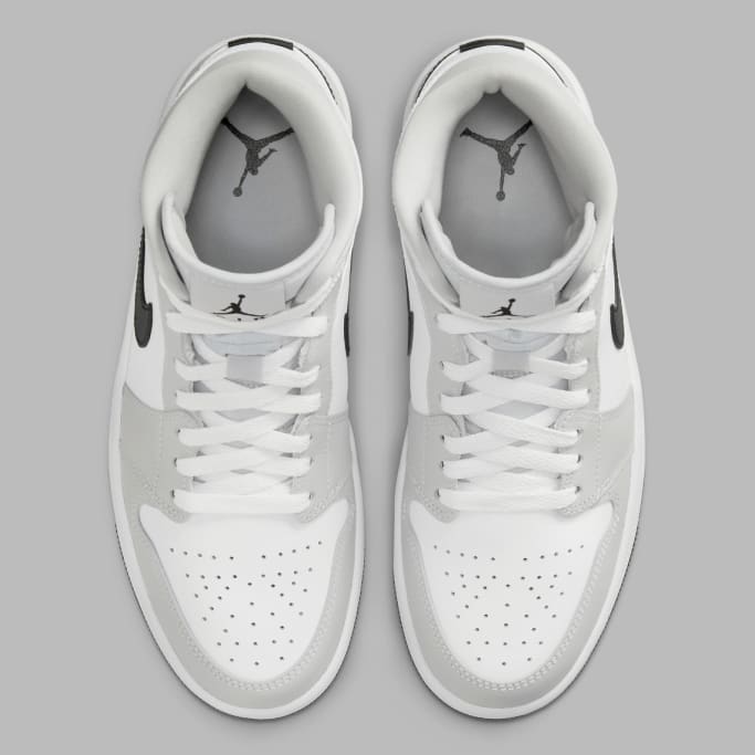 Air Jordan 1 Mid Grey Fog Foto 4