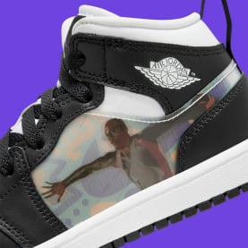 Air Jordan 1 Mid Hologram Foto 2