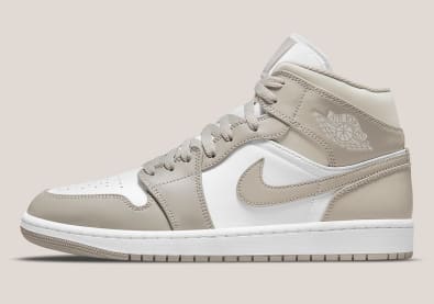 Air Jordan 1 Mid Linen Foto 2