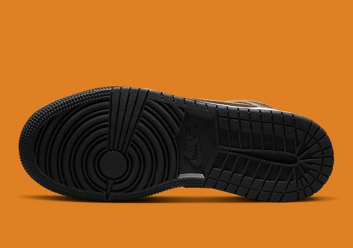 Air Jordan 1 Mid Metallic Gold Foto 6