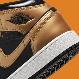 Air Jordan 1 Mid Metallic Gold Foto 8