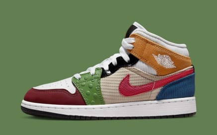 Air Jordan 1 Mid Multi Material Foto 2