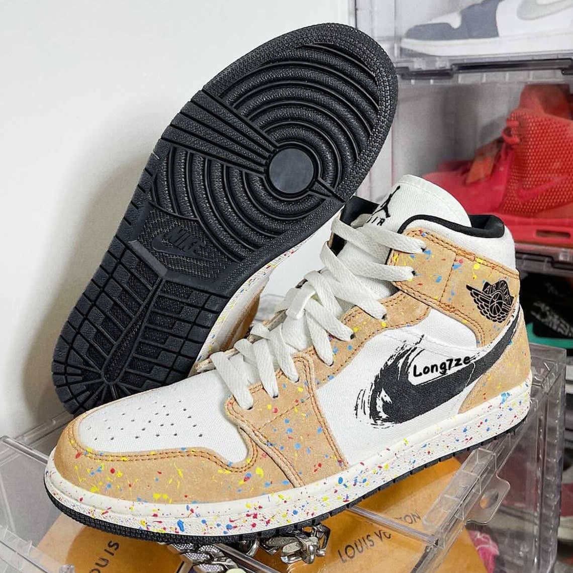 paint splatter jordan 1