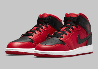 Air Jordan 1 Mid Reverse Bred Foto 1