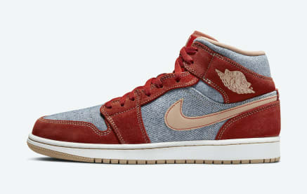 Air Jordan 1 Mid SE Denim Foto 2