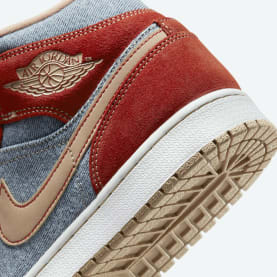 Air Jordan 1 Mid SE Denim Foto 8