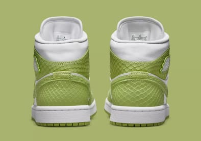 Air Jordan 1 Mid SE Green Python Foto 5