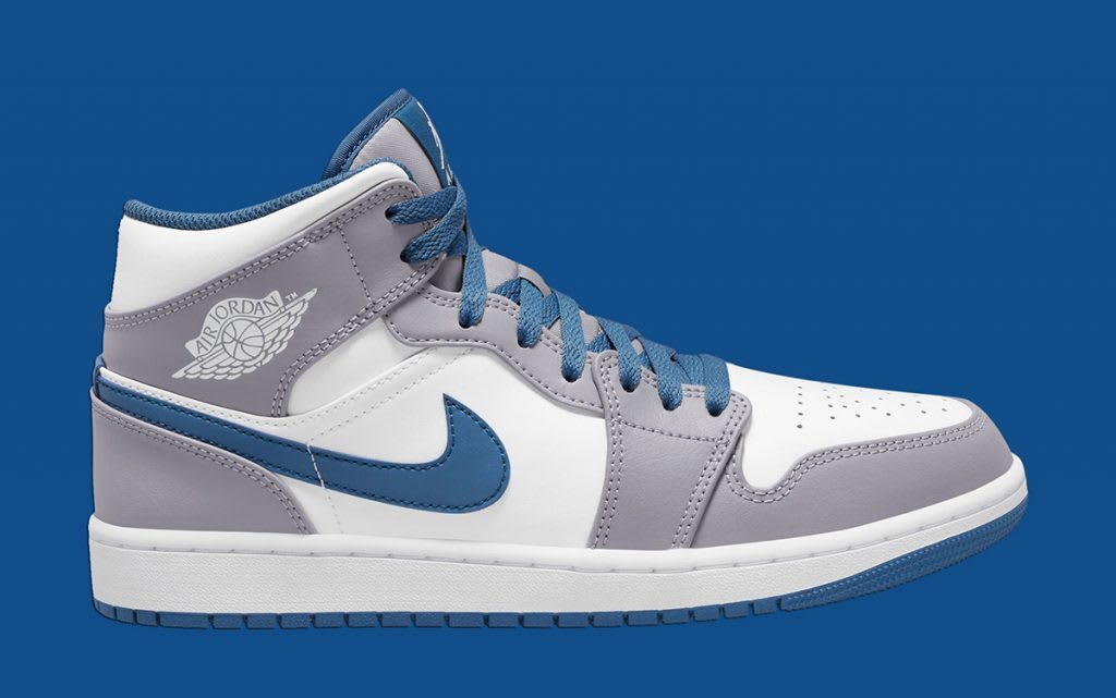 Air Jordan 1 Mid True Blue Foto 1