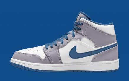 Air Jordan 1 Mid True Blue Foto 2