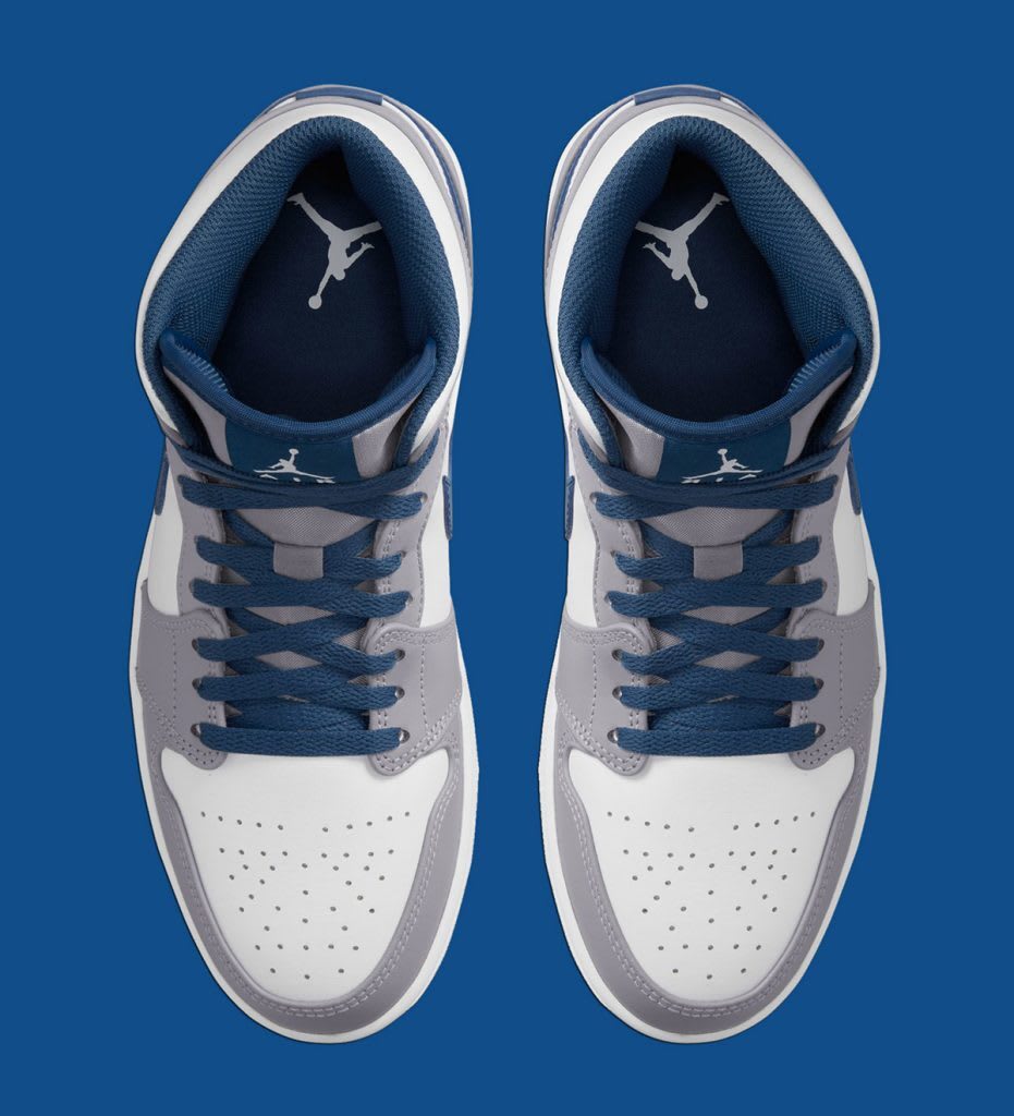 Air Jordan 1 Mid True Blue Foto 3