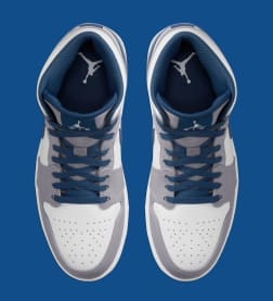 Air Jordan 1 Mid True Blue Foto 3