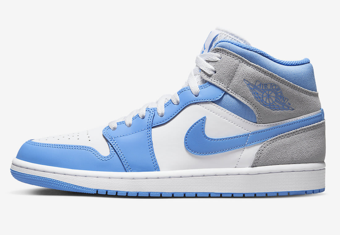 Air Jordan 1 Mid University Blue Foto 2