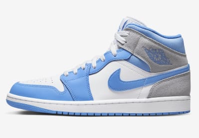 Air Jordan 1 Mid University Blue Foto 2