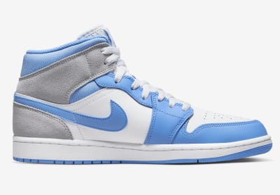 Air Jordan 1 Mid University Blue Foto 3