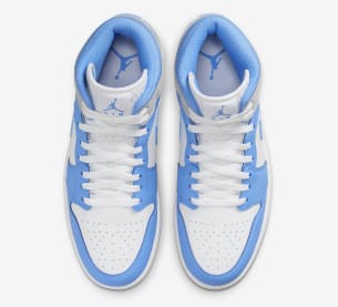 Air Jordan 1 Mid University Blue Foto 4