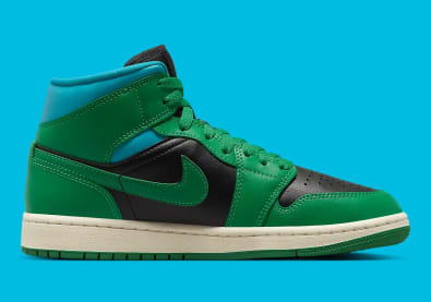 Air Jordan 1 Mid WMNS Lucky Green Foto 3