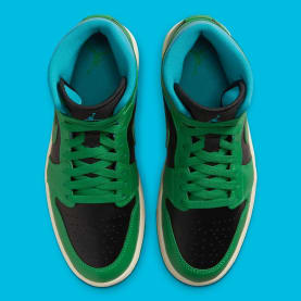 Air Jordan 1 Mid WMNS Lucky Green Foto 4