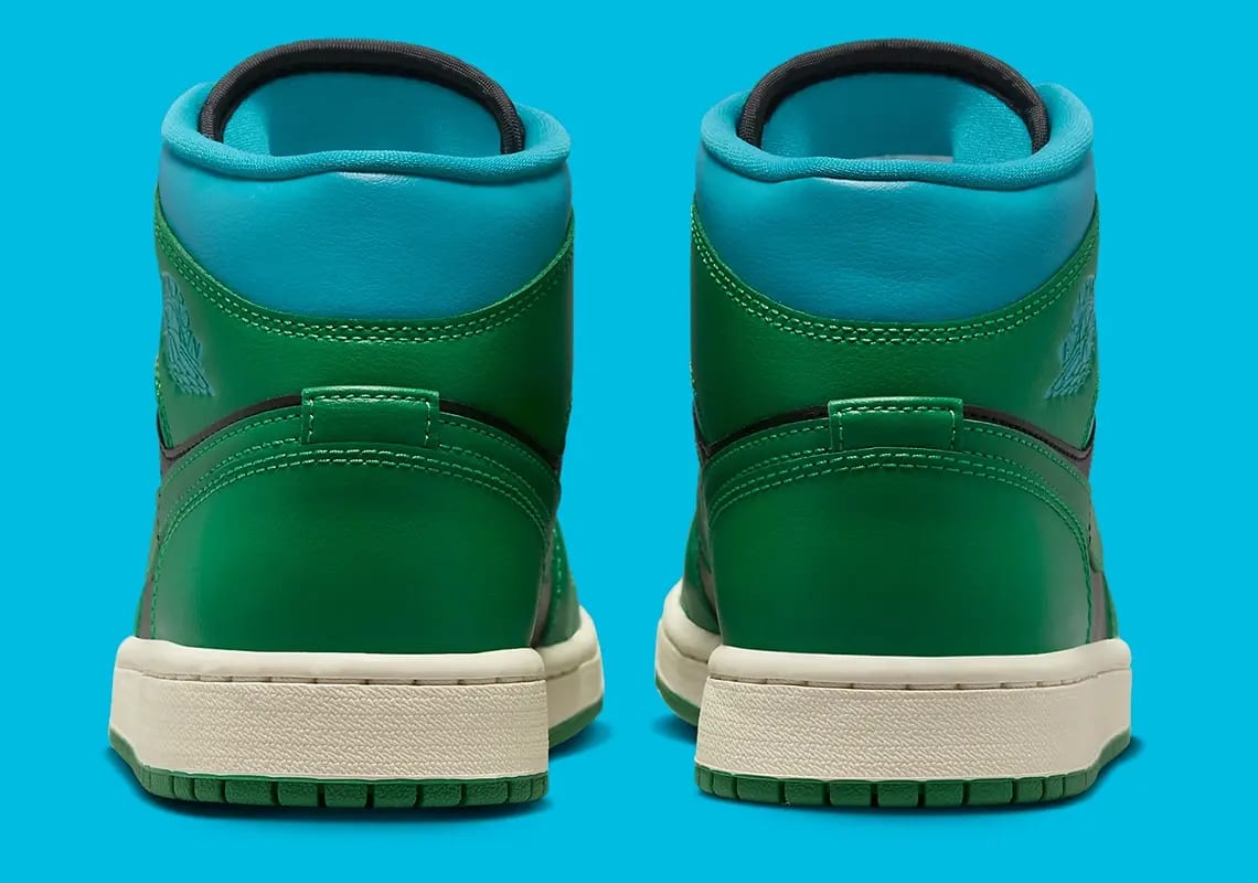 Air Jordan 1 Mid WMNS Lucky Green Foto 5