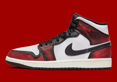 Air Jordan 1 Mid Wear Away Foto 2