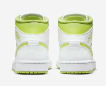 Air Jordan 1 Mid White Lime Foto 6