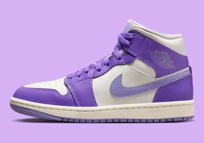 Air Jordan 1 Mid Wmns Action Grape Foto 2