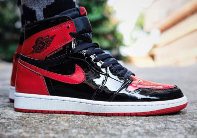 Air Jordan 1 Patent Bred Foto 1