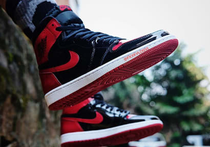 Air Jordan 1 Patent Bred Foto 2