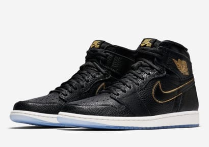 Officiële Beelden Van De Air Jordan 1 Retro High OG "Black & Gold"